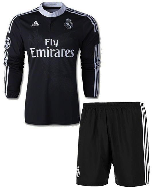 Kit Junior Real Madrid Third 14/15 ML - Cliquez sur l'image pour la fermer